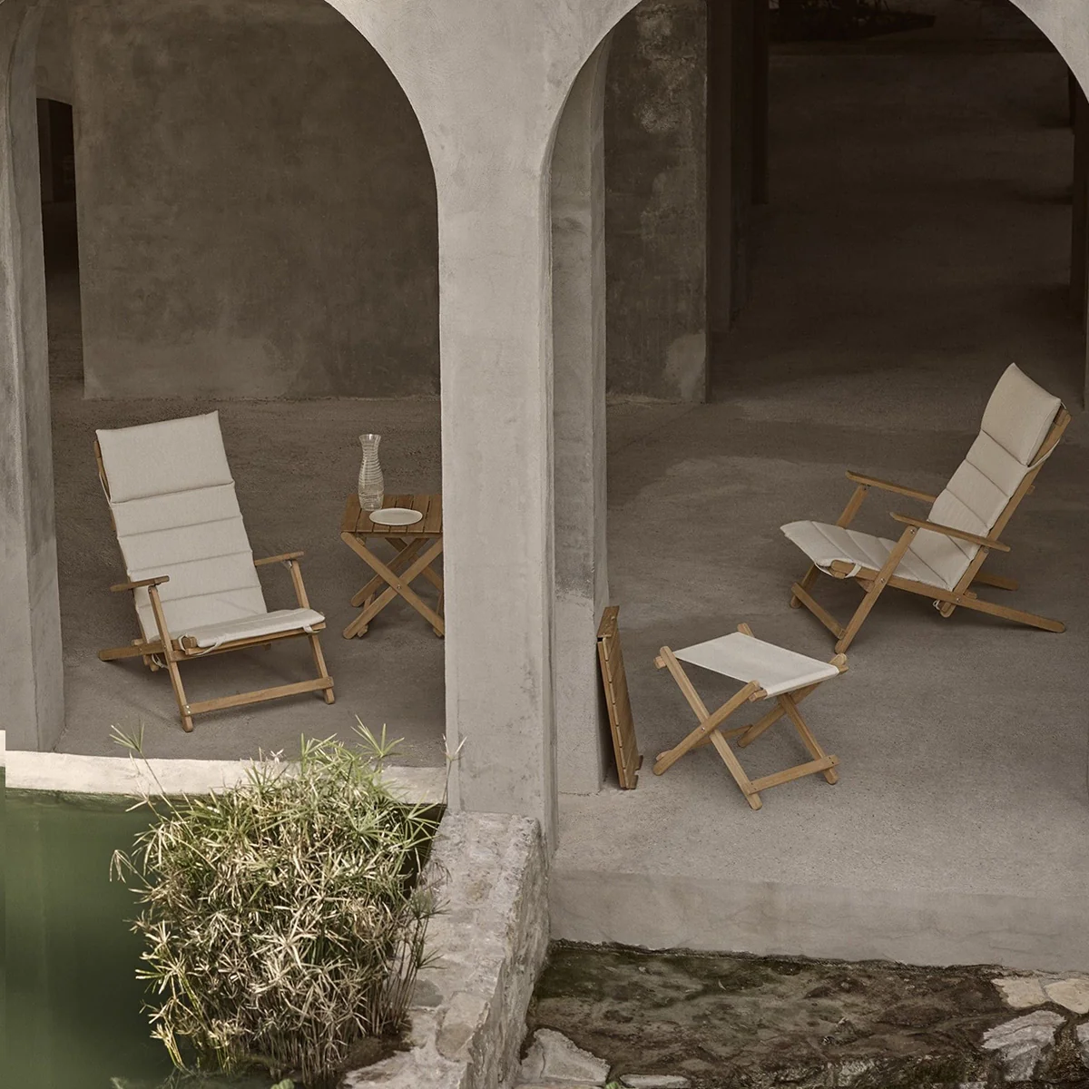 BM5568 Deck Chair with Cushion - Image 3