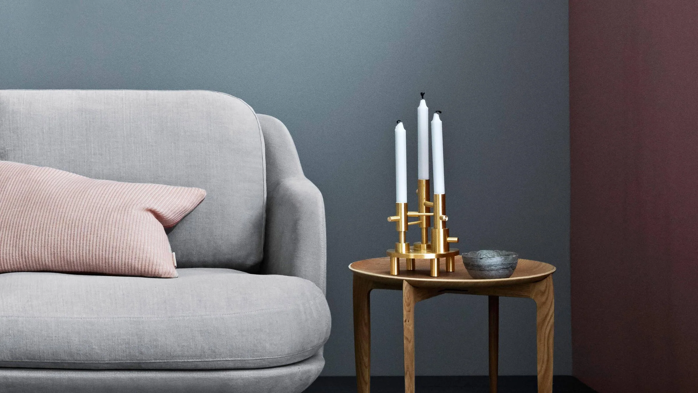 Brass Triple Candleholder - Image 5