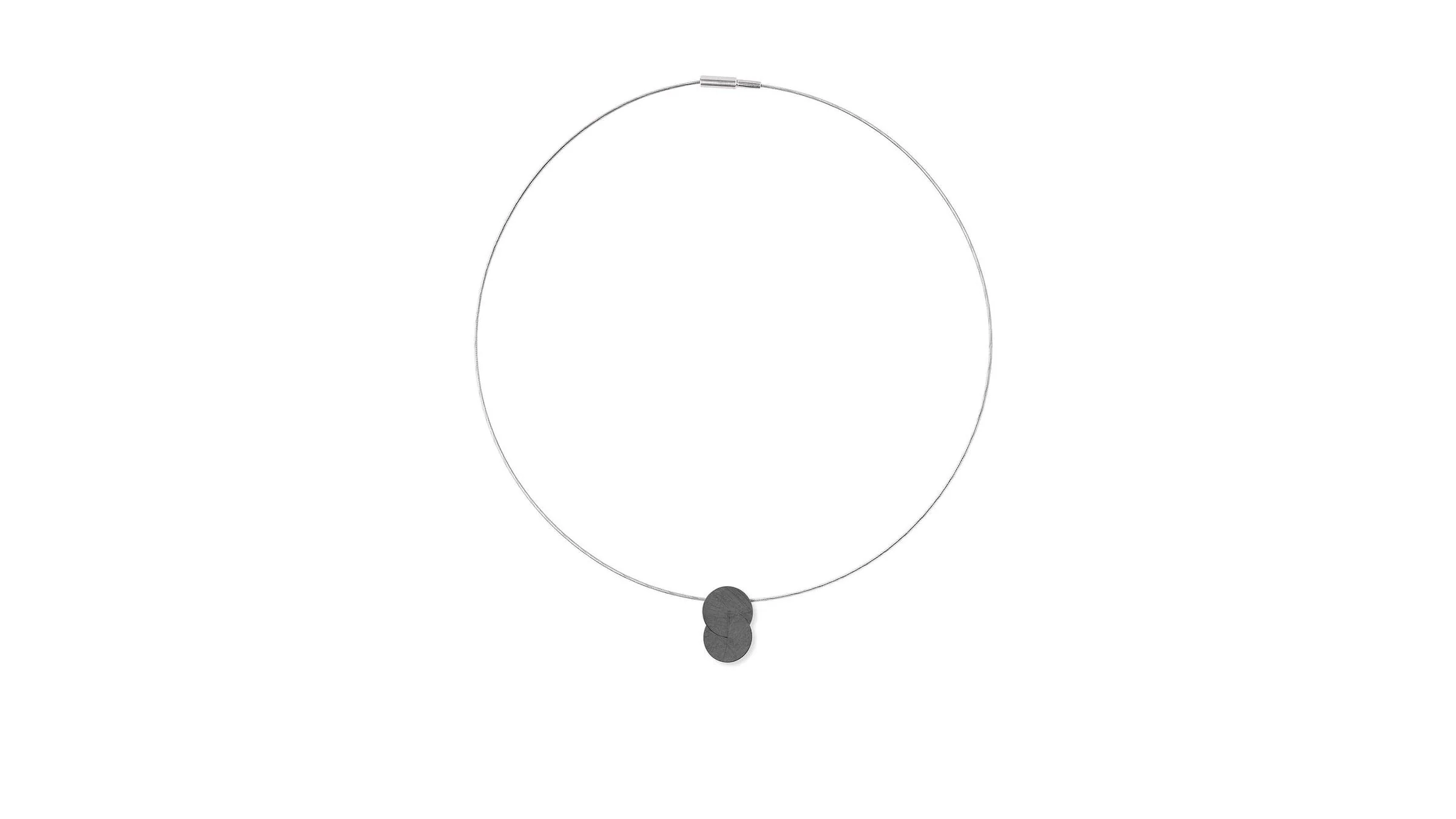 Double Disc Pendant Necklace - Image 16
