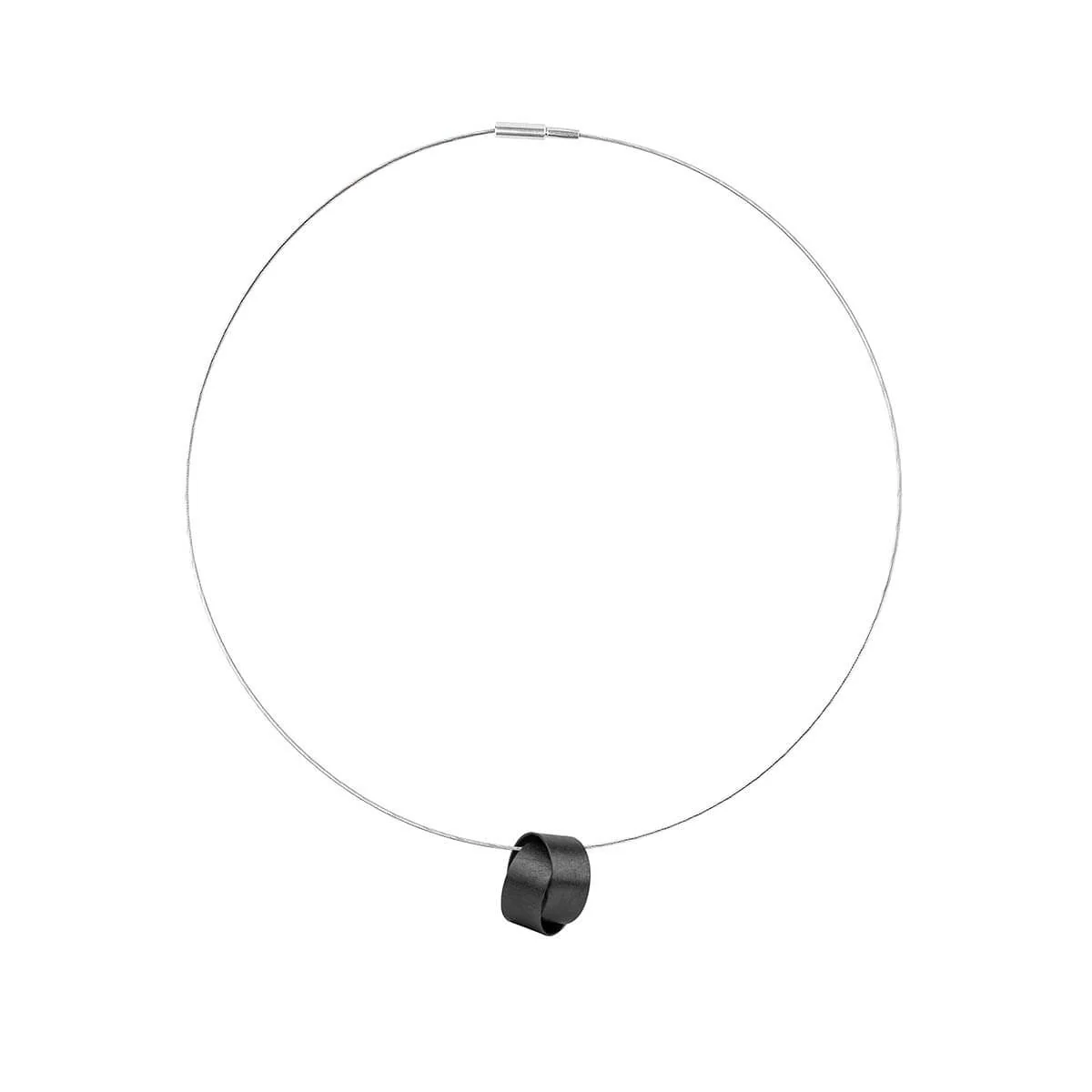 Double Loop Pendant Necklace - Image 5