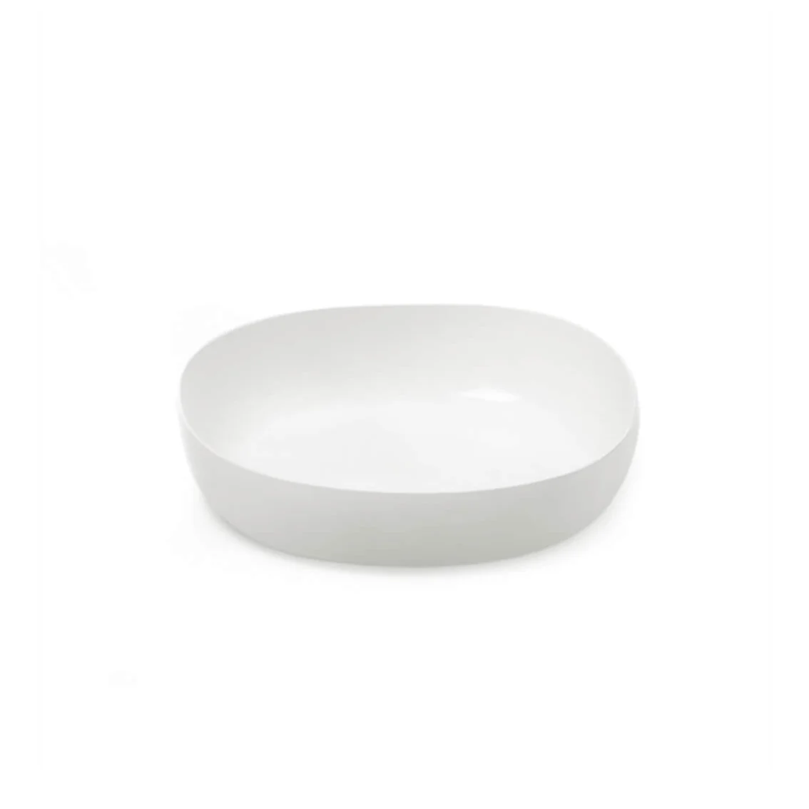 Endless White Glazed Tray