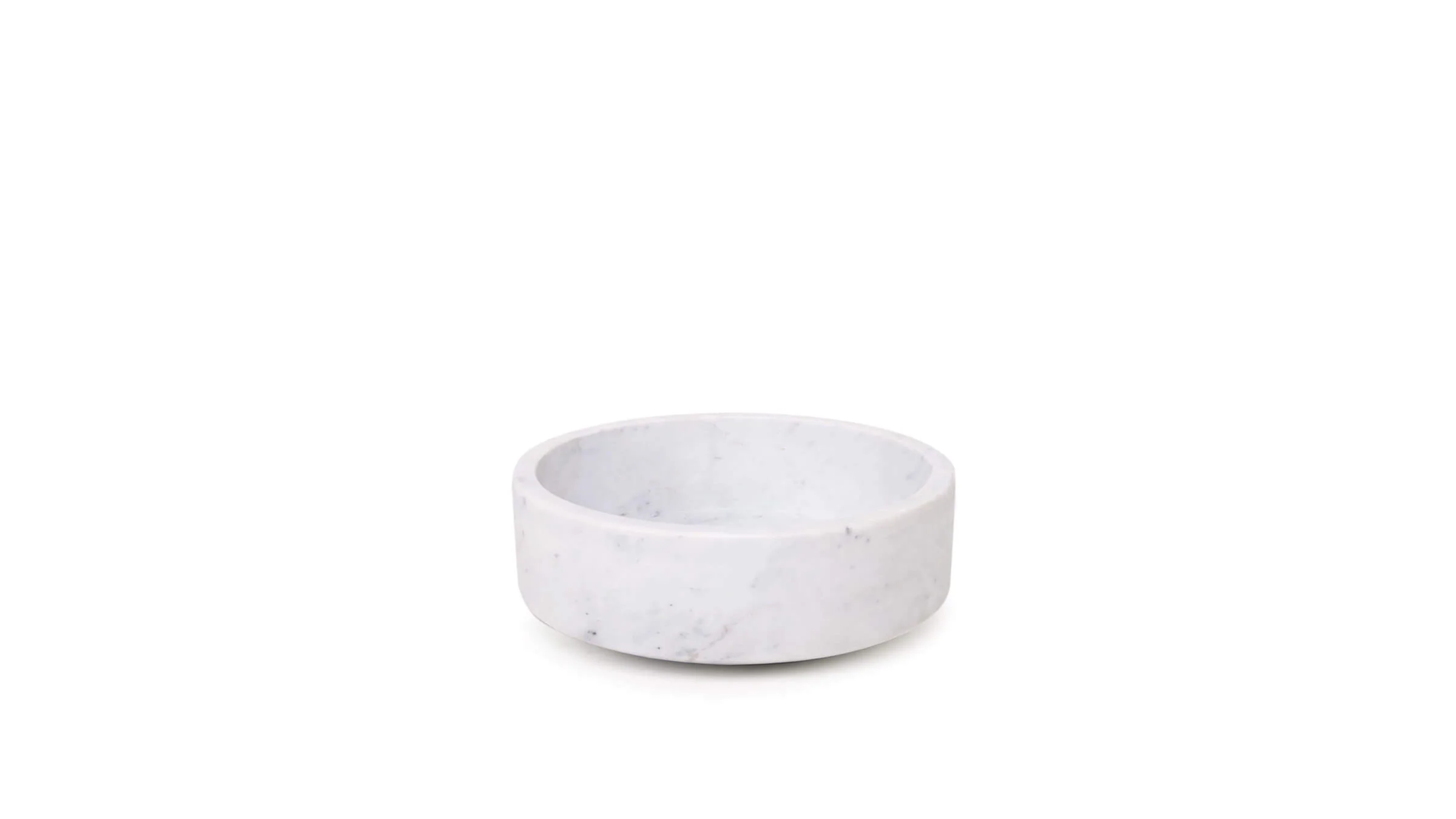 Forte White Marble Bowl and Tray - Image 8