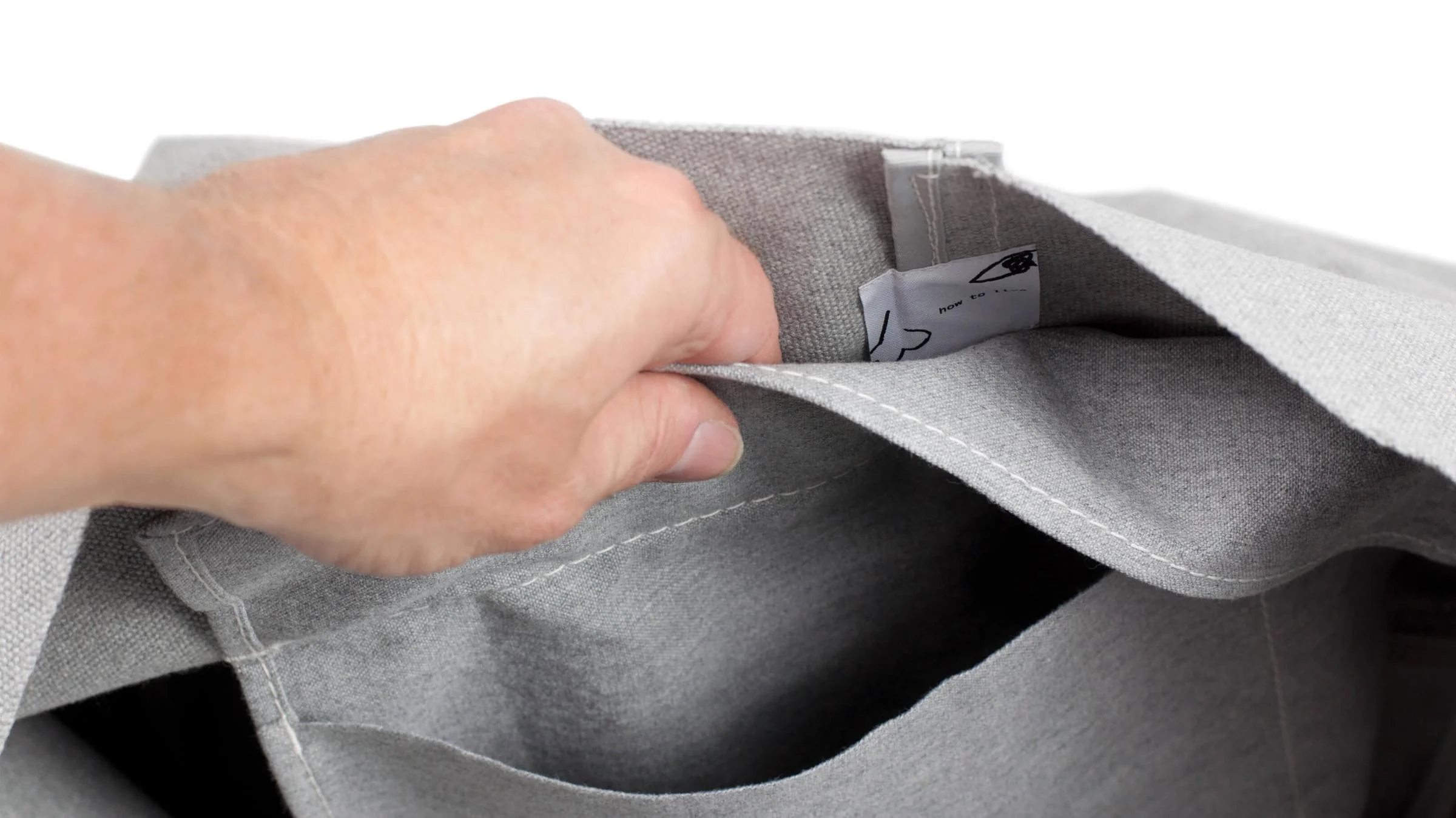 How To Live Canvas Hobo Bag - Image 11