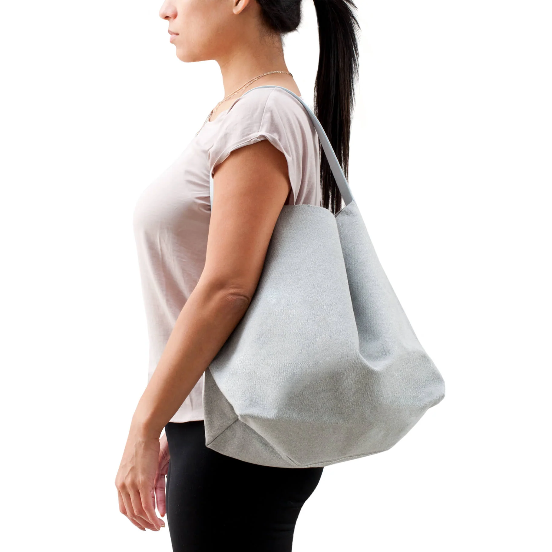 How To Live Canvas Hobo Bag - Image 2