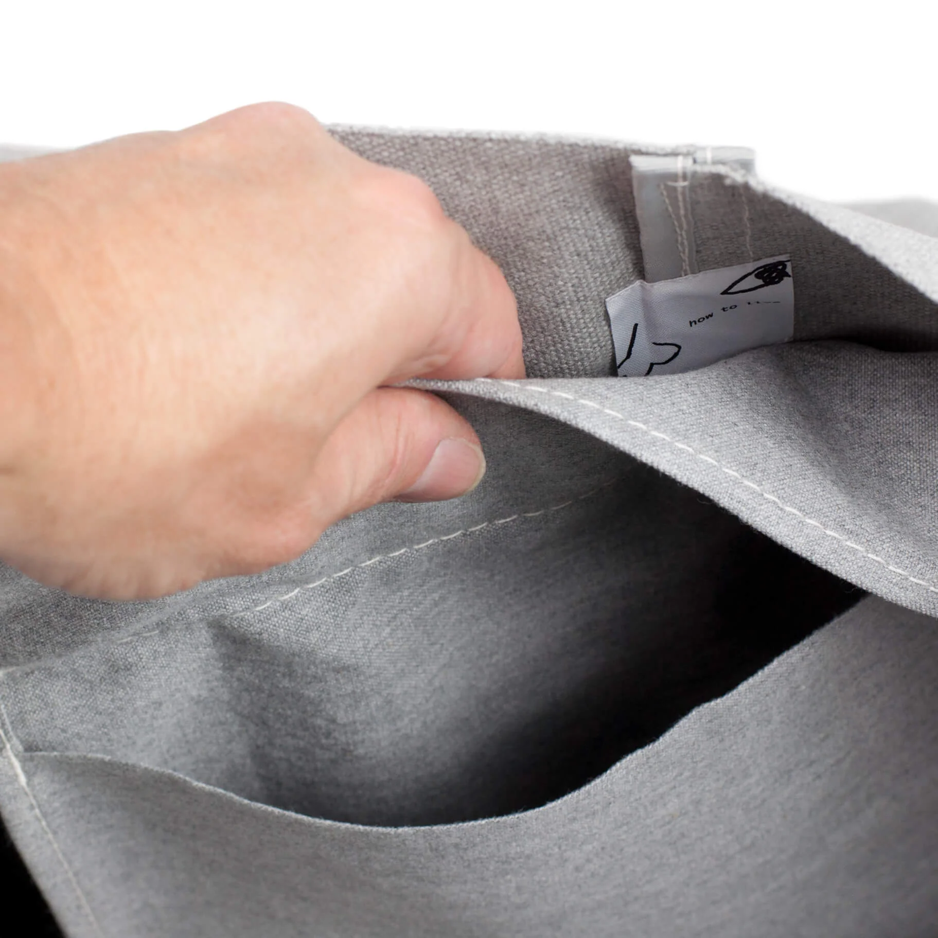 How To Live Canvas Hobo Bag - Image 5
