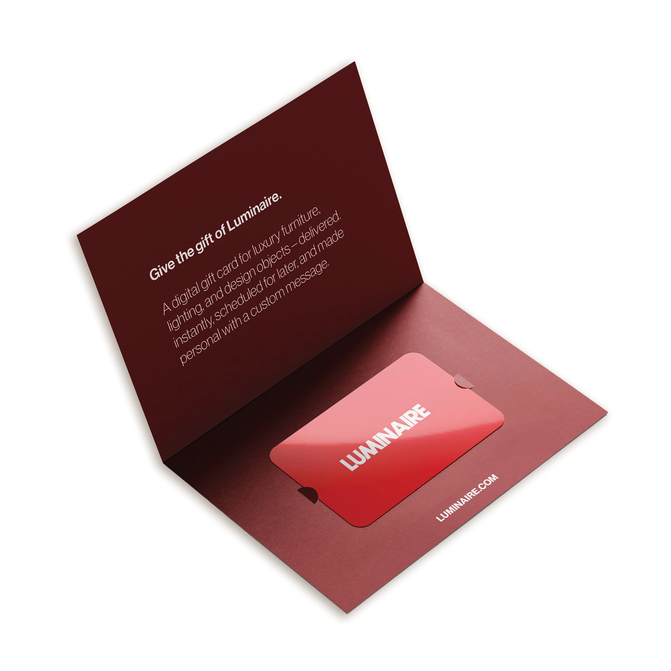 Luminaire Gift Card