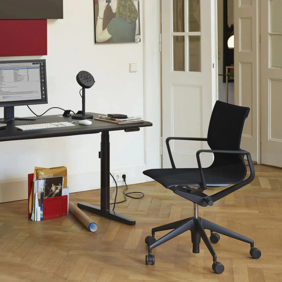 Physix Office Chair in Deep Black - Image 4