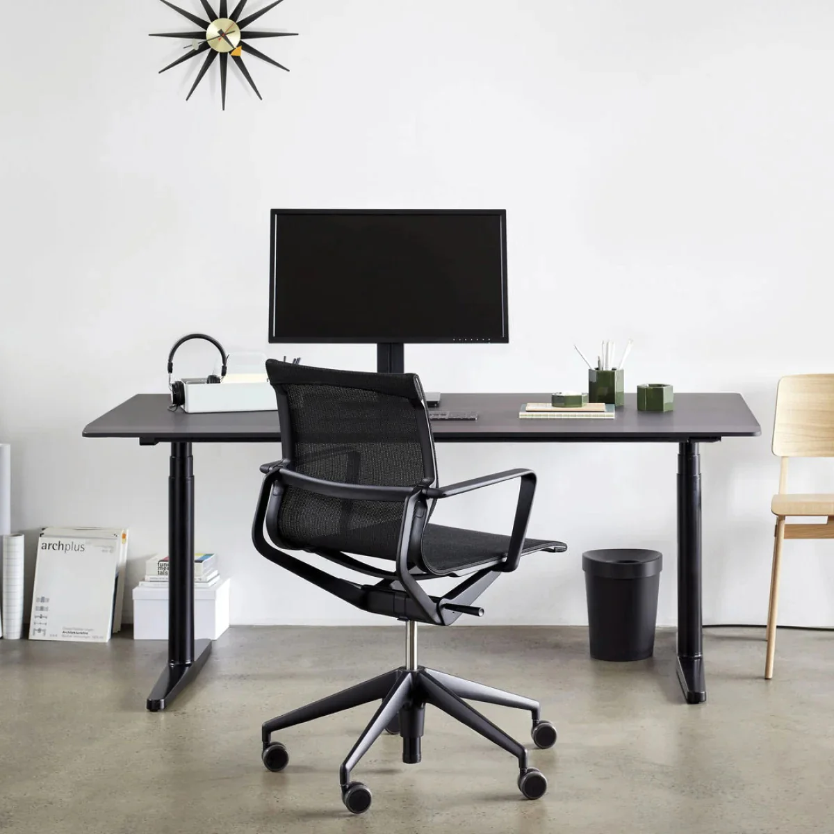 Physix Office Chair in Deep Black - Image 6