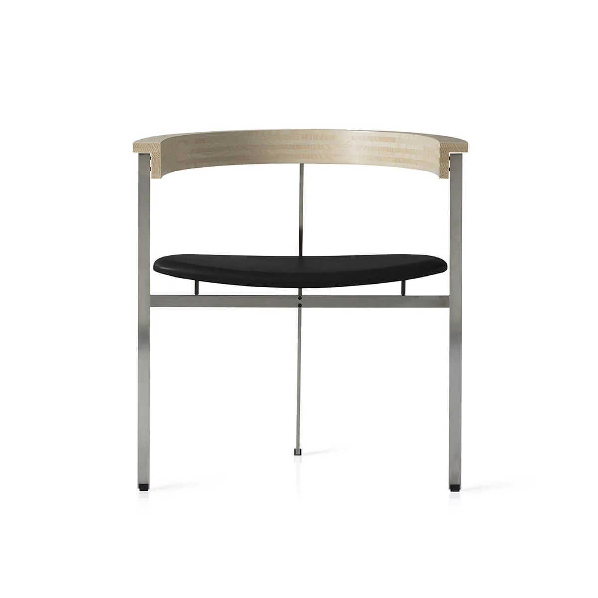 PK11 Armchair In Black Leather