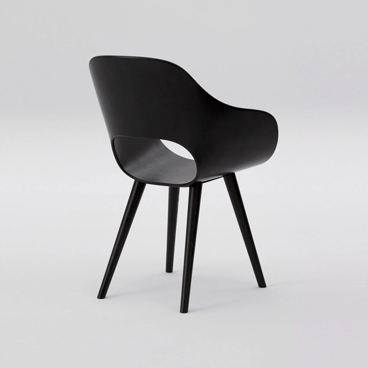 Roundish Dining Armchair - Image 3