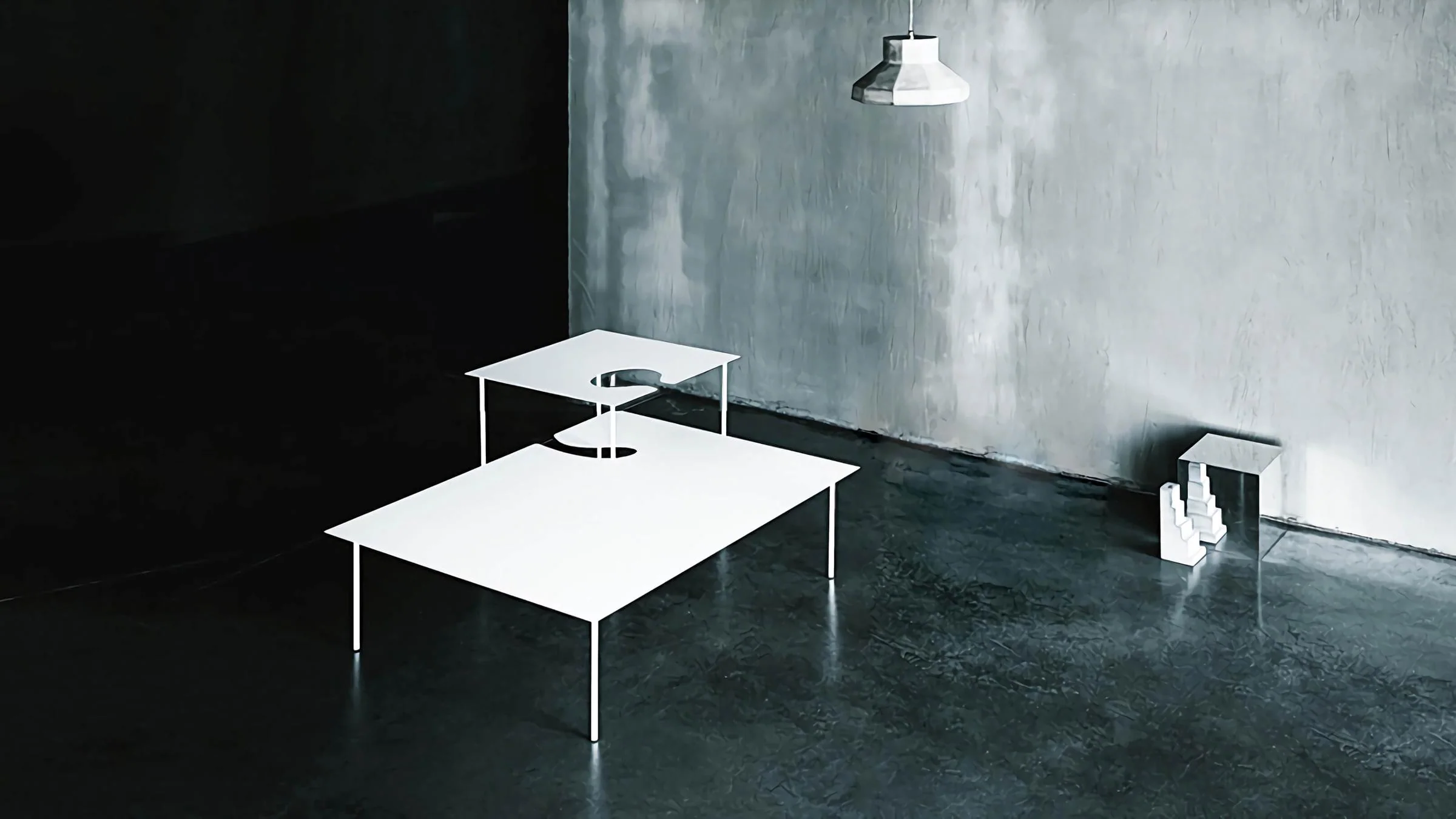 Softer Than Steel Table with Cutout - Image 12