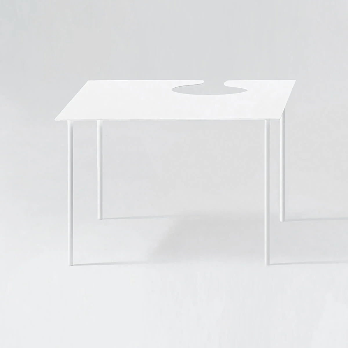 Softer Than Steel Table with Cutout - Image 4