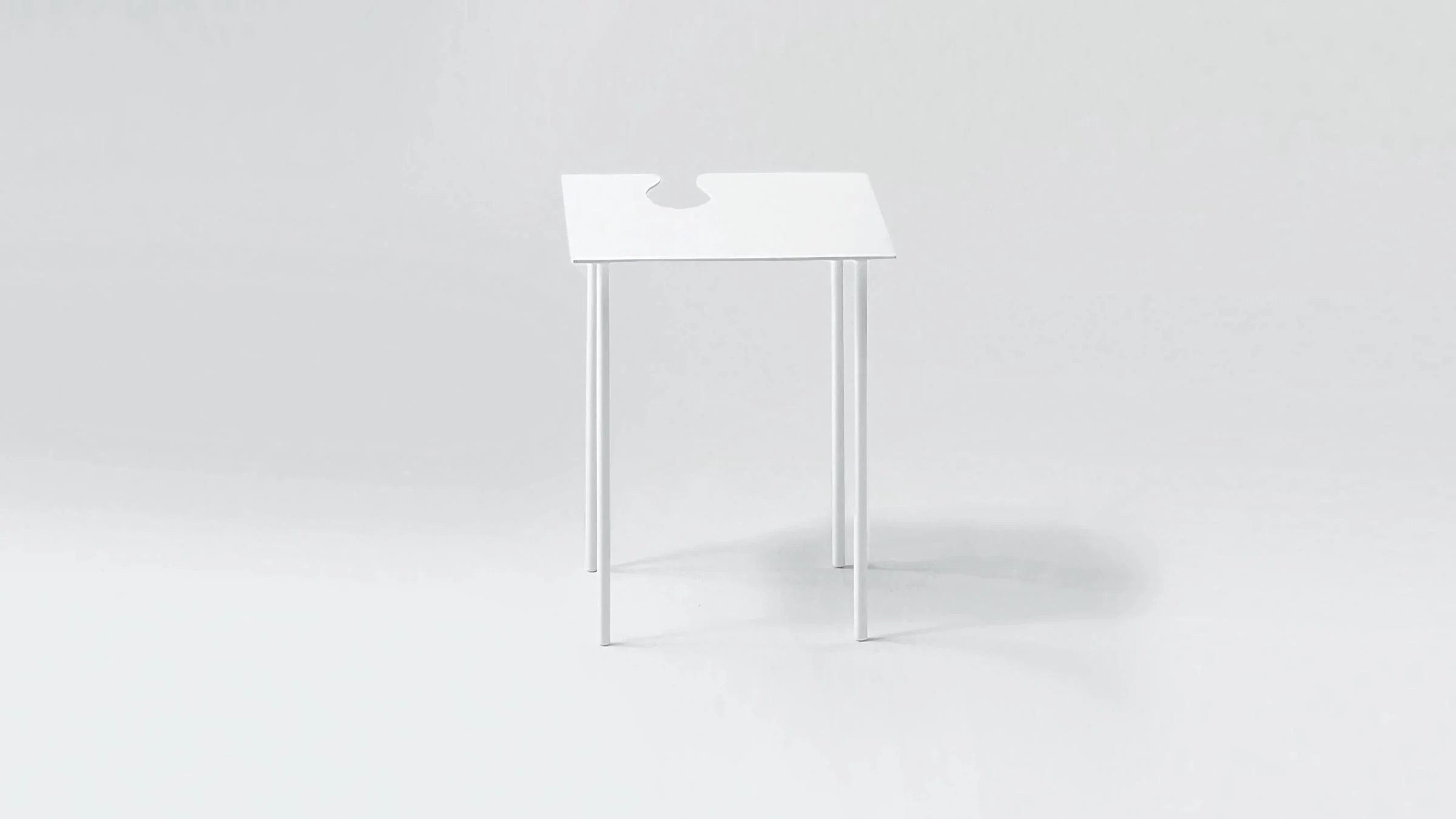 Softer Than Steel Table with Cutout - Image 5