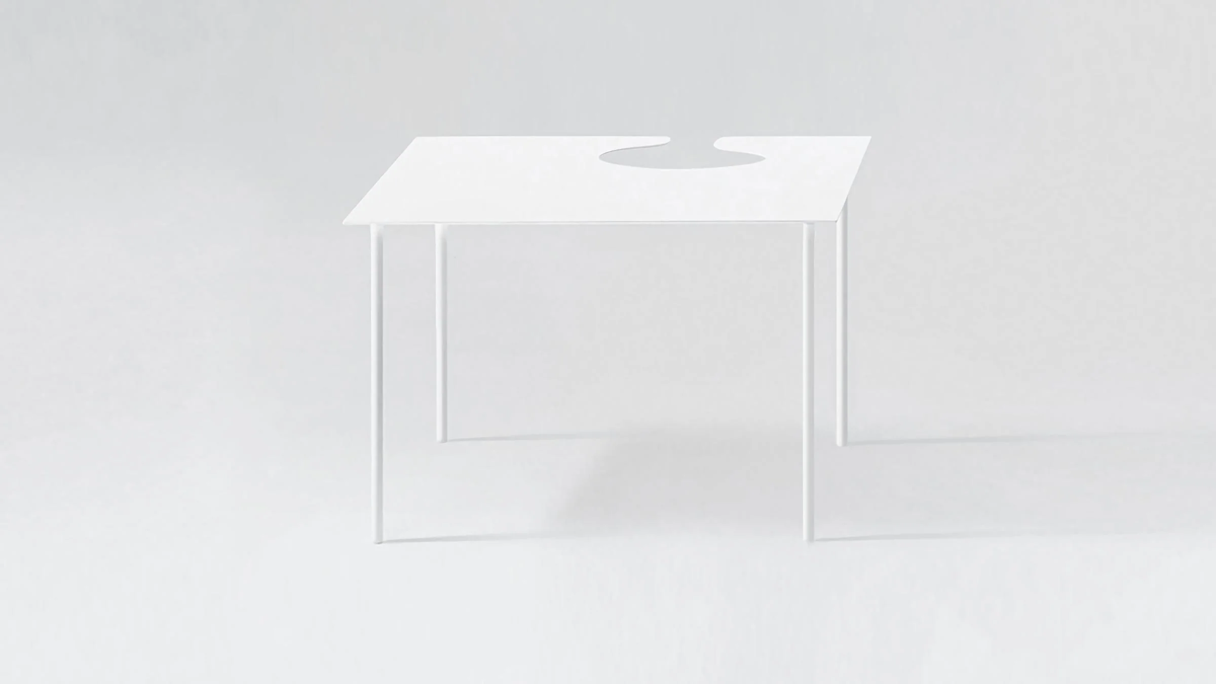 Softer Than Steel Table with Cutout - Image 6