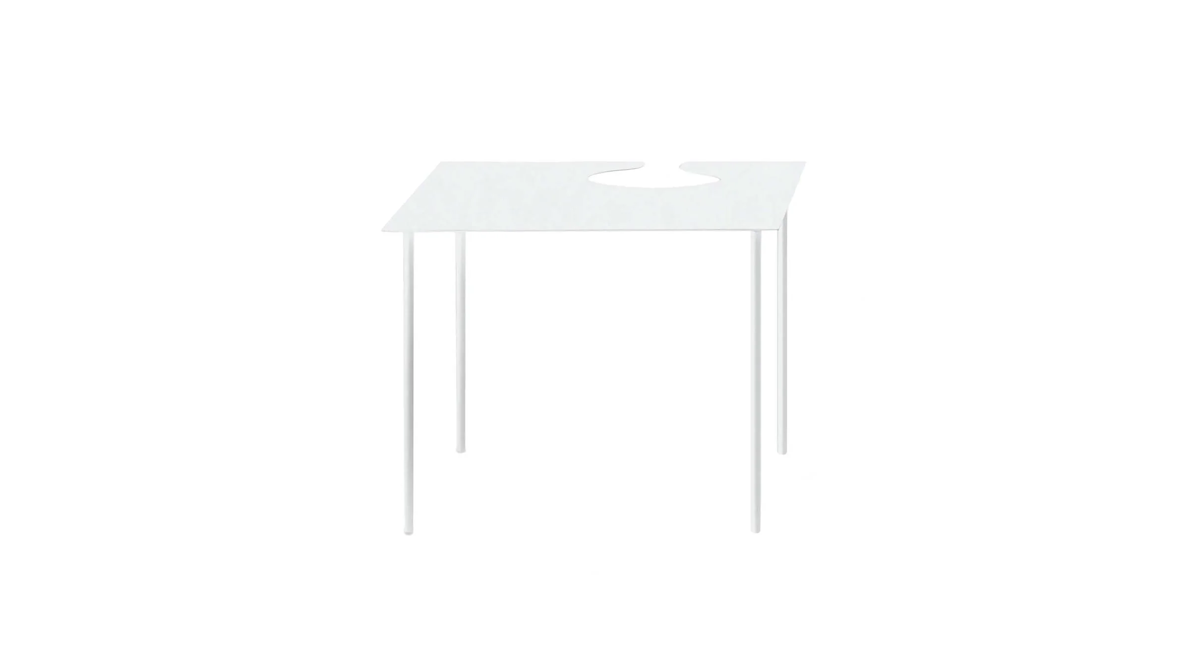 Softer Than Steel Table with Cutout - Image 7