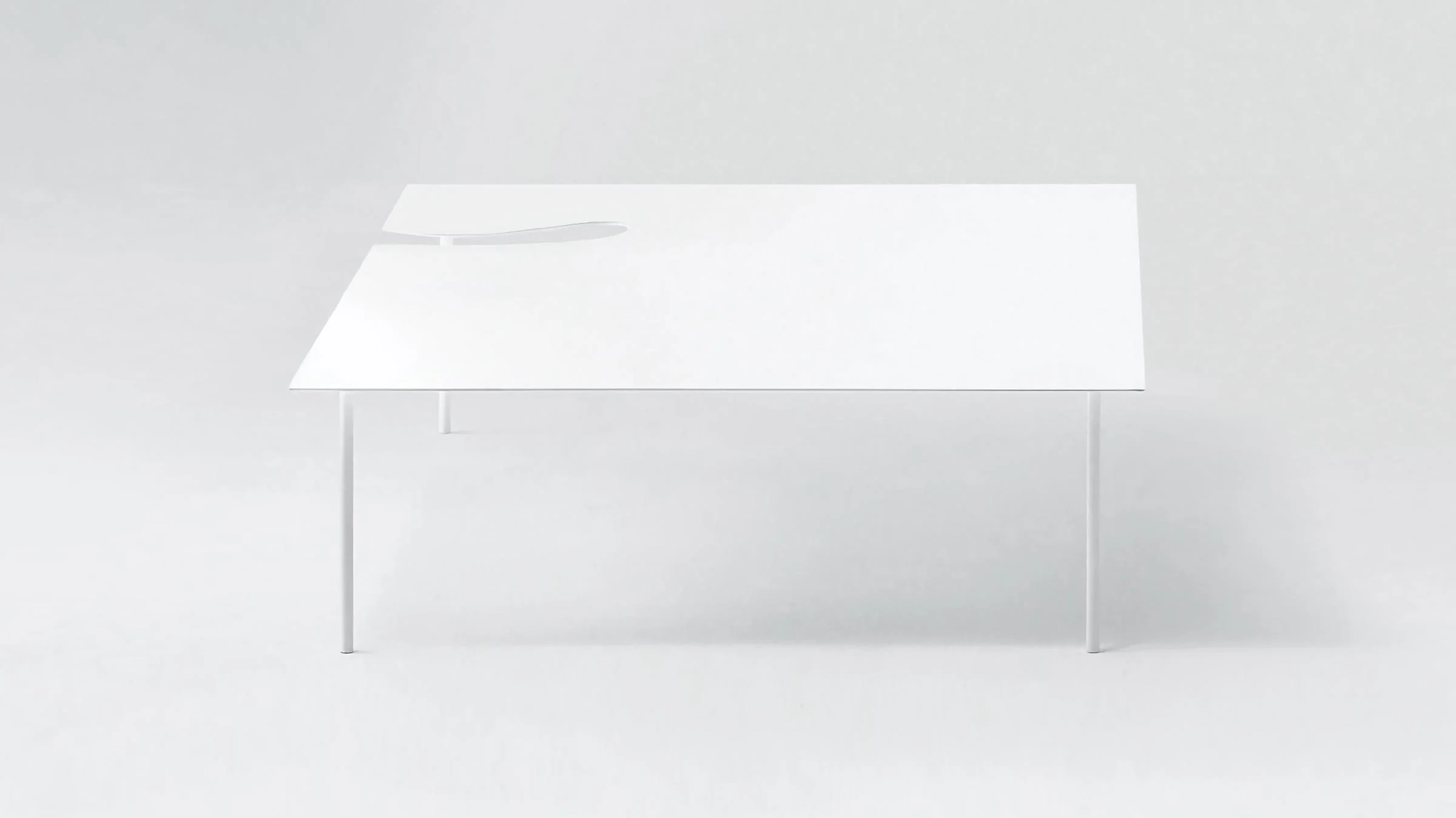 Softer Than Steel Table with Cutout - Image 9