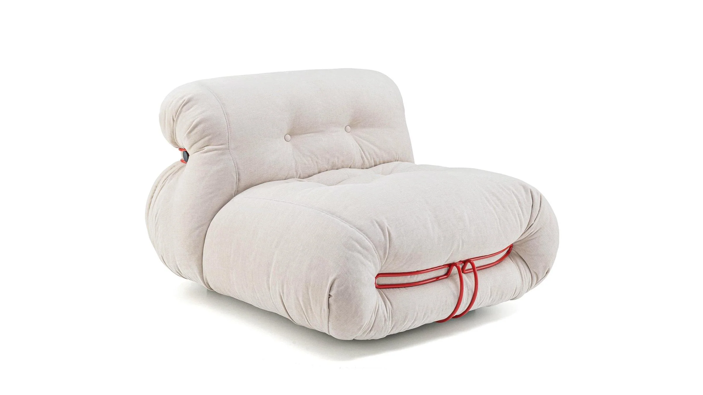Soriana Armchair in Ecru Denim - Limited Edition - Image 4